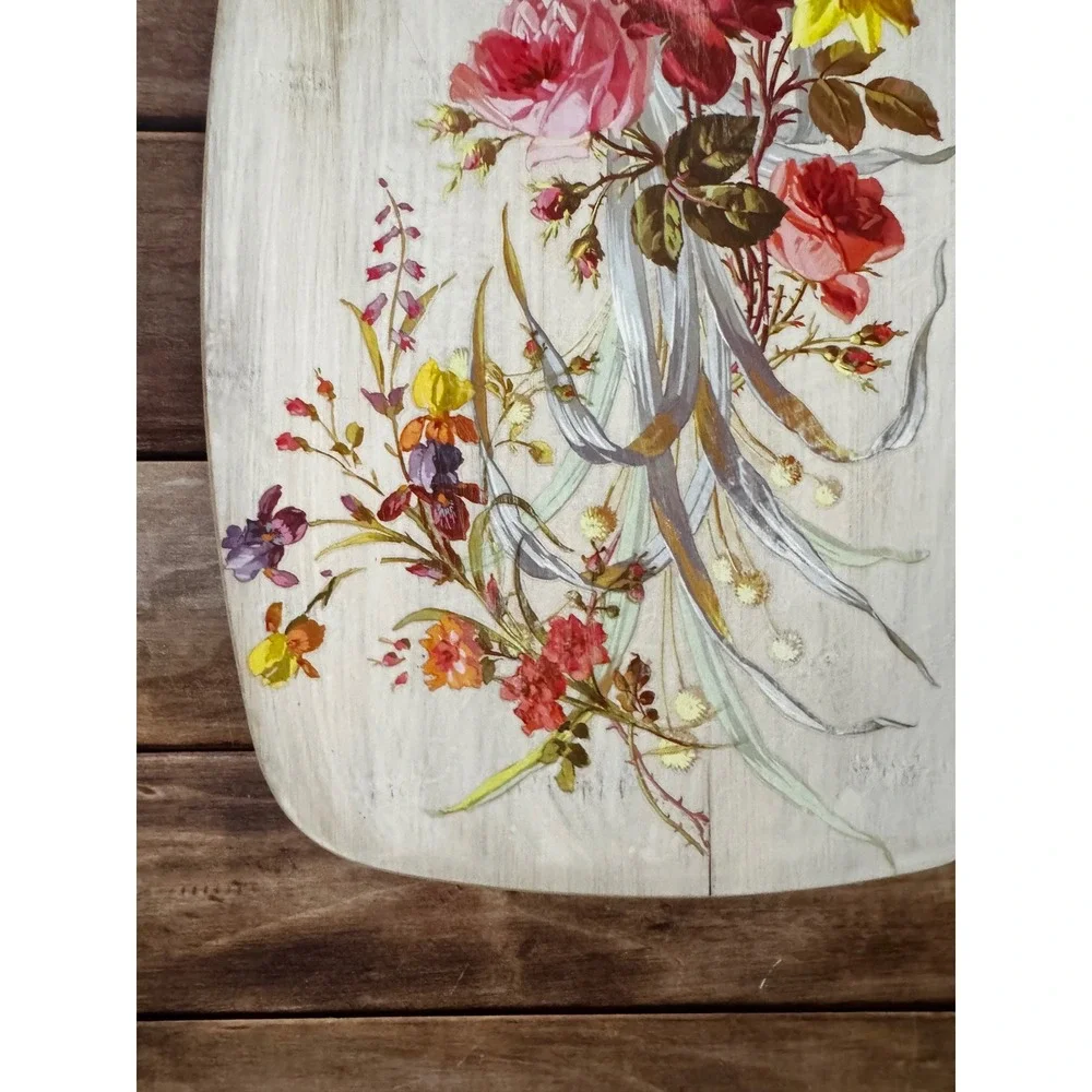 French country wall‎ decor set of two, botanical Fleur de Lis cottage wall art